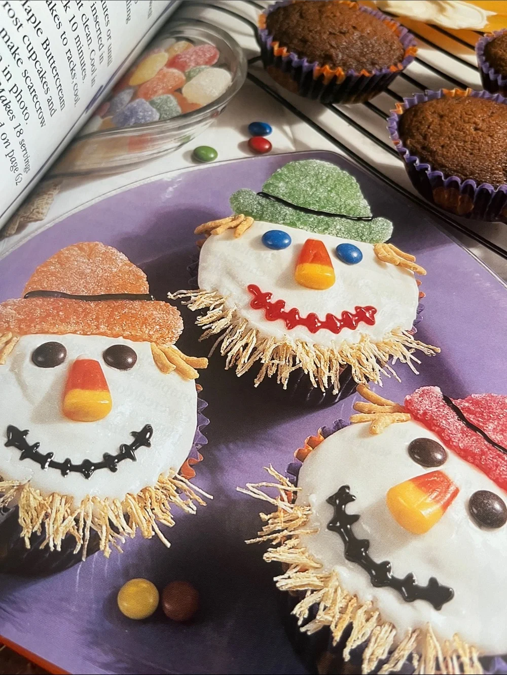 Frightfully Fun Halloween Recipes Cookbook - Bright Orange & Green Cover